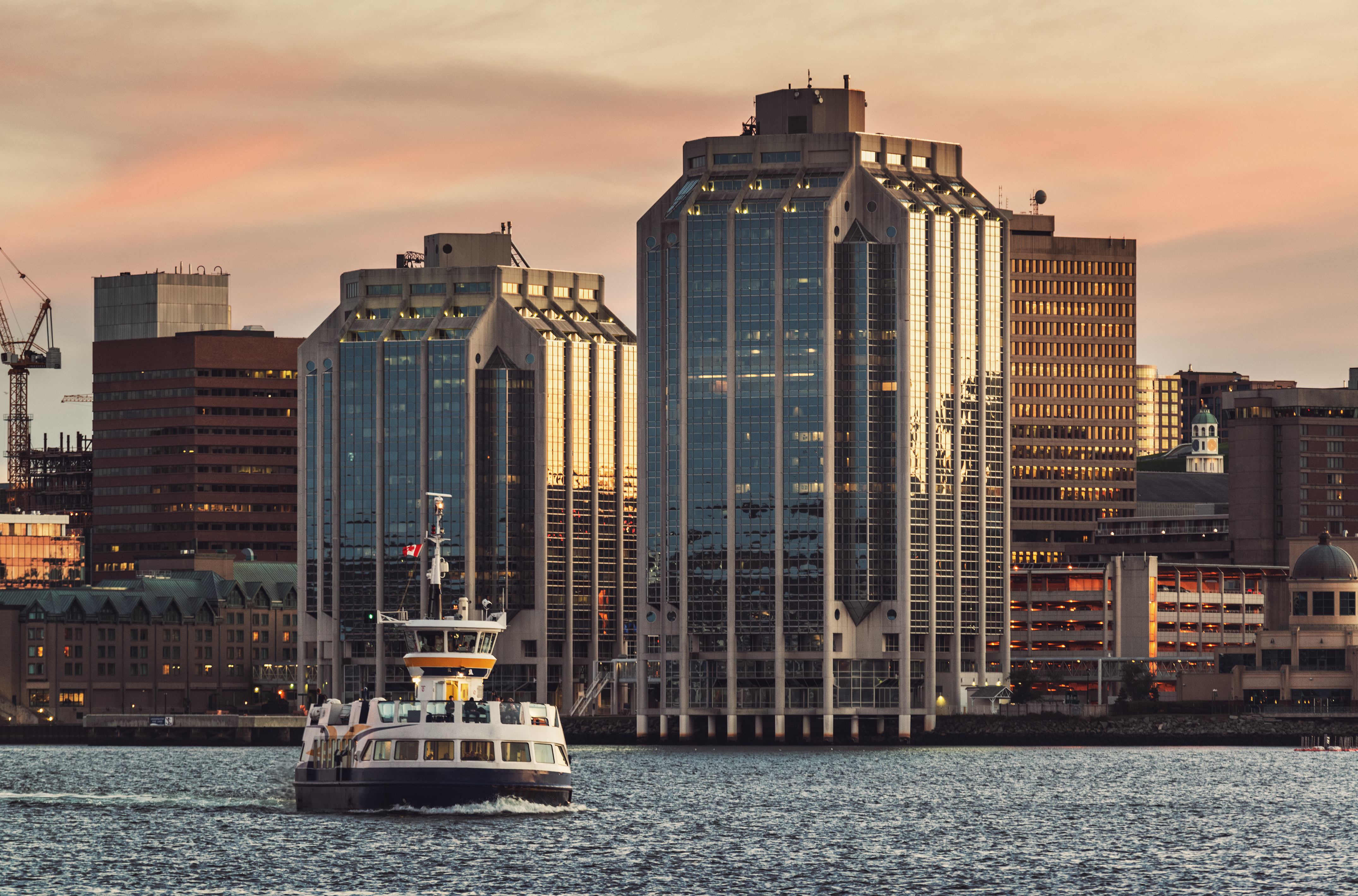 Halifax, Nova Scotia captured during a stunning sunset. Oceanside Electrical will be serving the people of this beautiful city. Providing industry leading electrical services for residential and commercial clients in Halifax, Nova Scotia.