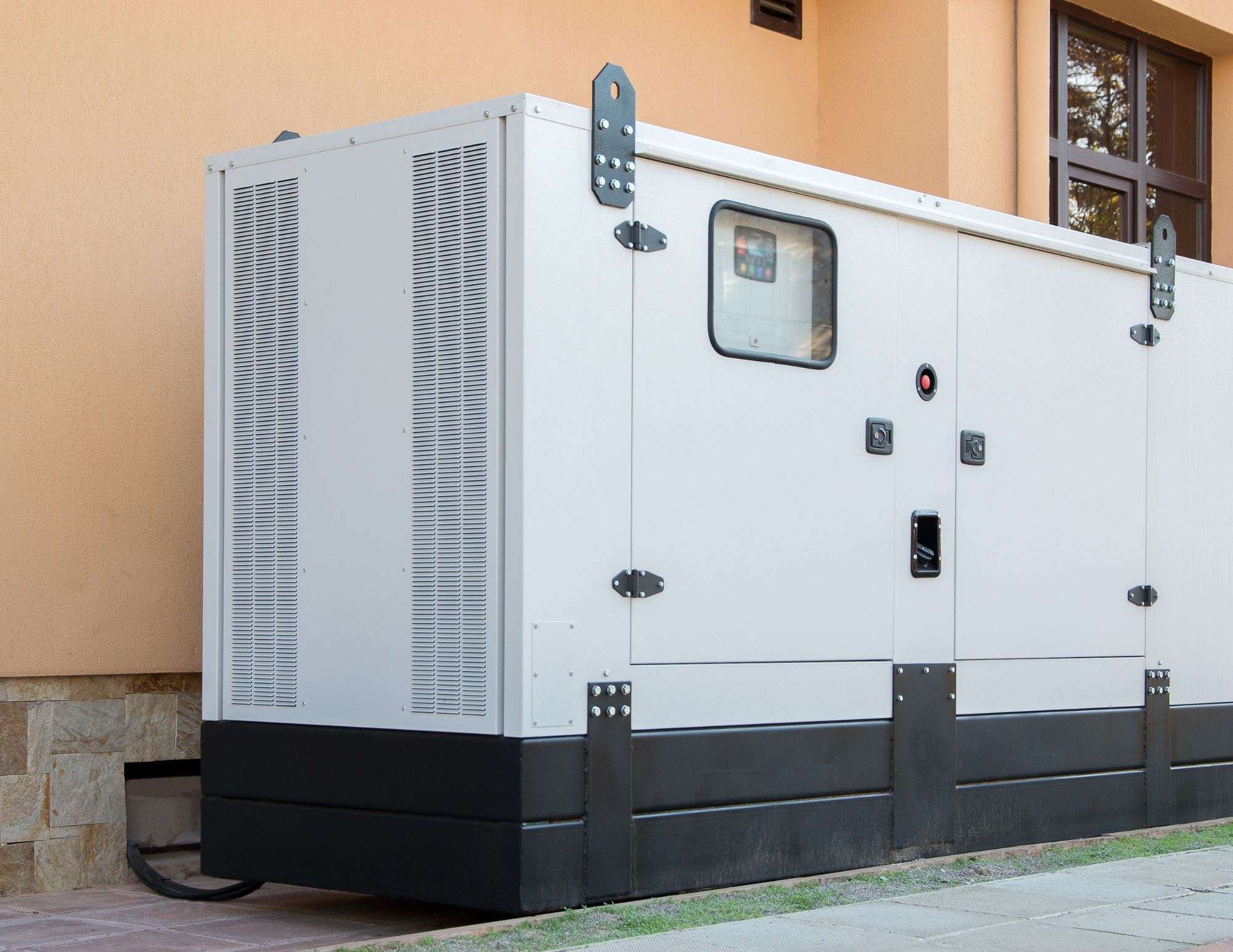generator installation halifax commercial generator beside a building